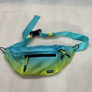 Hoka Men's Belt Bag in Blue and Yellow